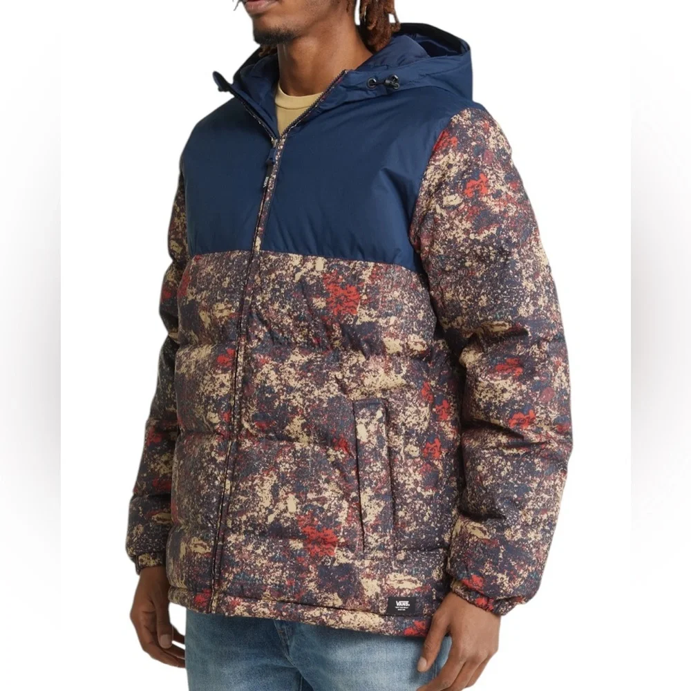 ⚡️SOLD⚡️Vans Coat Housley MTE-1 Colorblock Hooded Puffer Jacket Mens Size Small - Picture 16 of 16